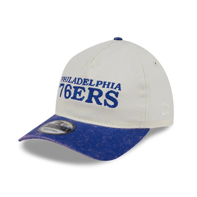 Philadelphia 76Ers NBA SC Pastel White 9TWENTY A-Frame Adjustable Cap