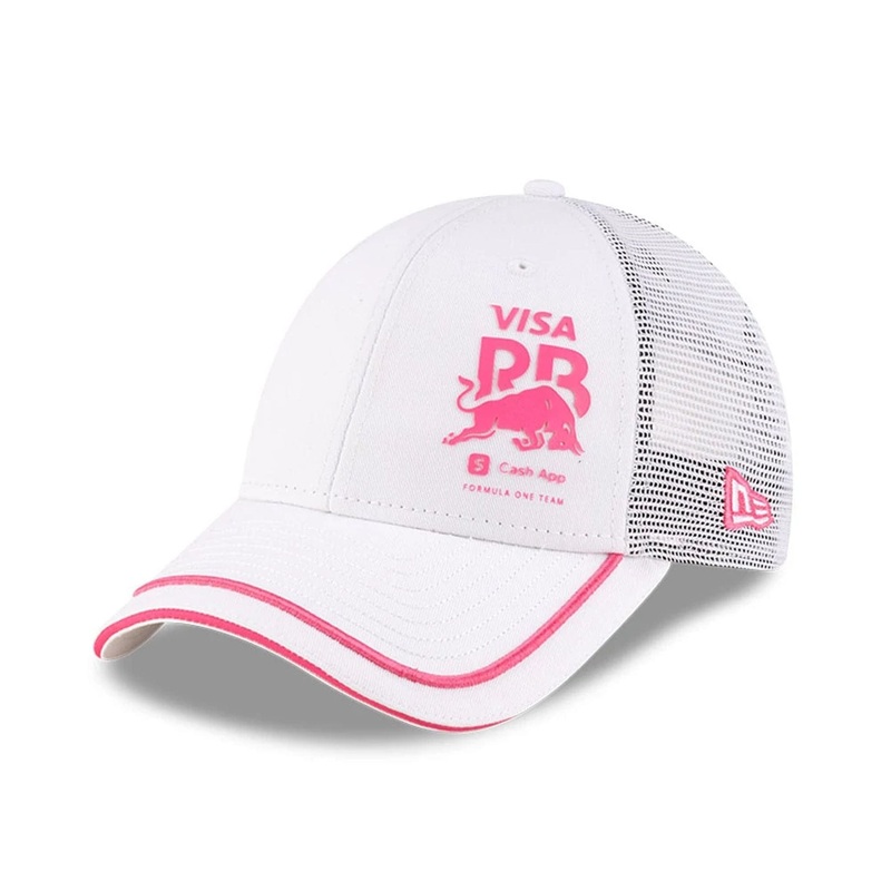 Visa Cash App Racing Bulls Team Miami White 9FORTY Adjustable Cap