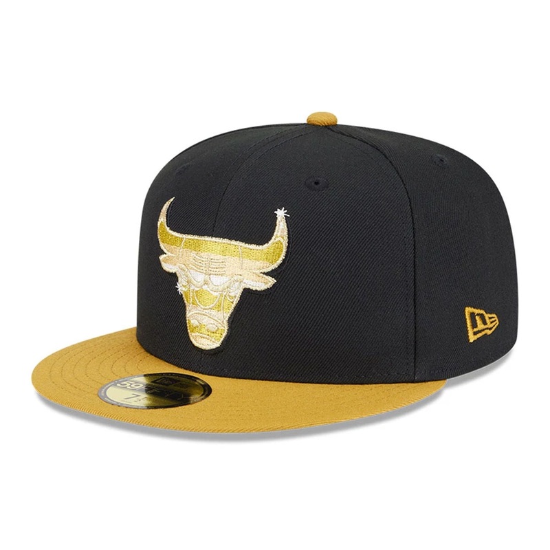 Chicago Bulls NBA 59FIFTY Day Black 59FIFTY Fitted Cap