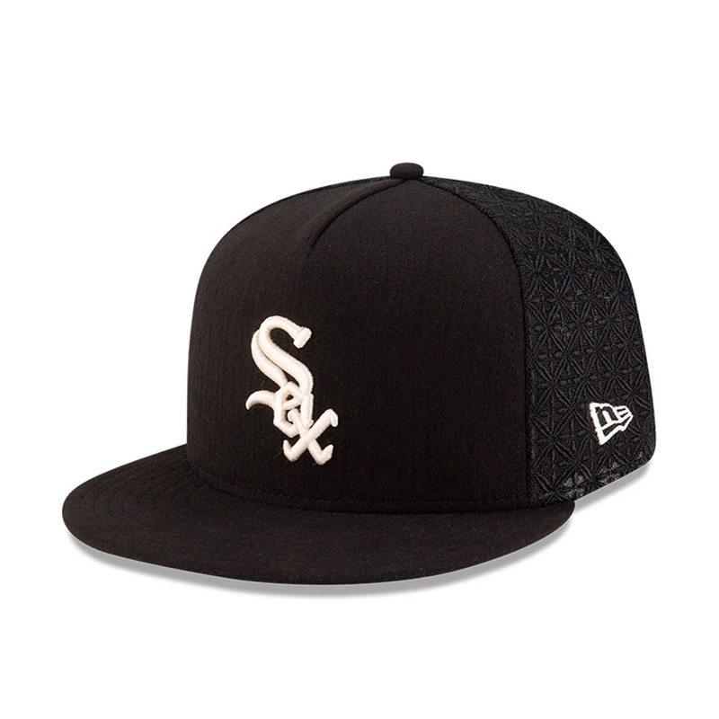 Chicago White Sox MLB Black 59FIFTY A-Frame Fitted Cap
