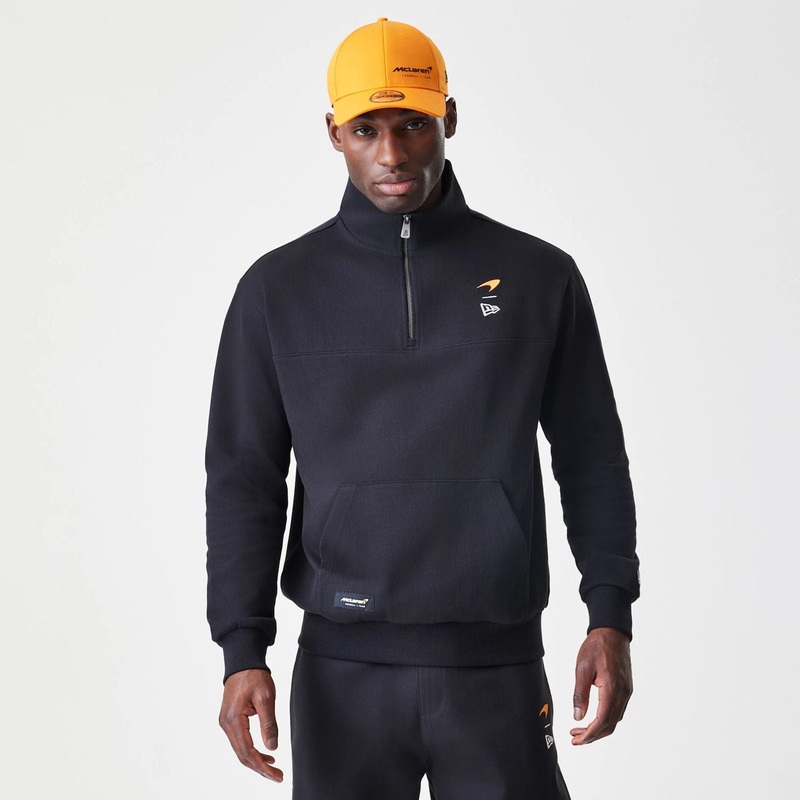McLaren Racing McLaren Black 1/4 Zip Sweater