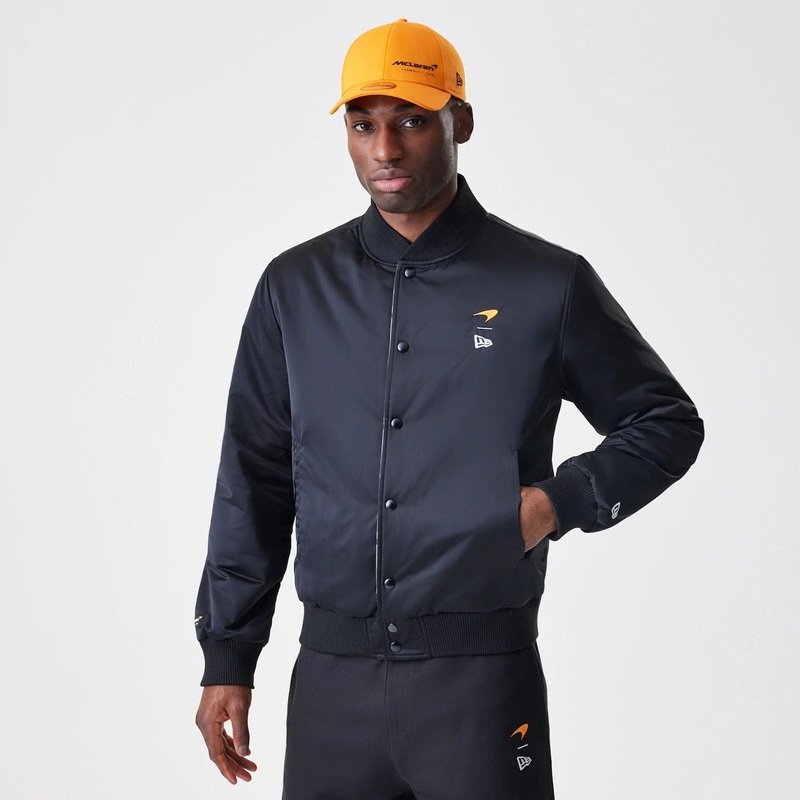 McLaren Racing McLaren Black Reversible Bomber Jacket