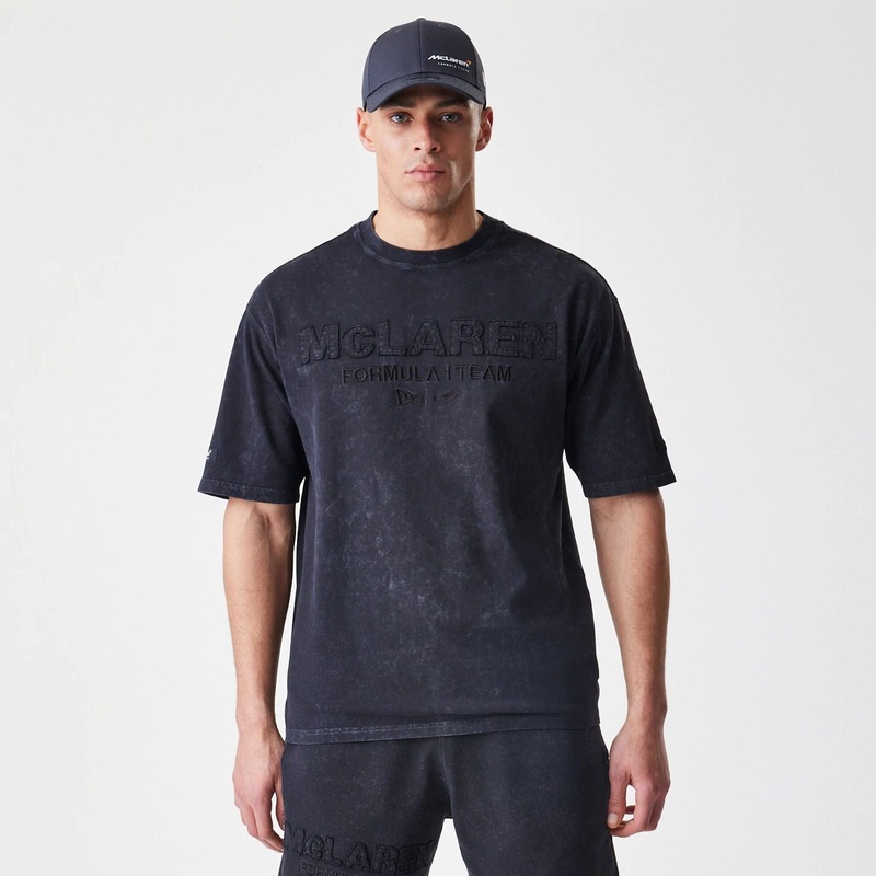 McLaren Racing Washed Black Oversized T-Shirt