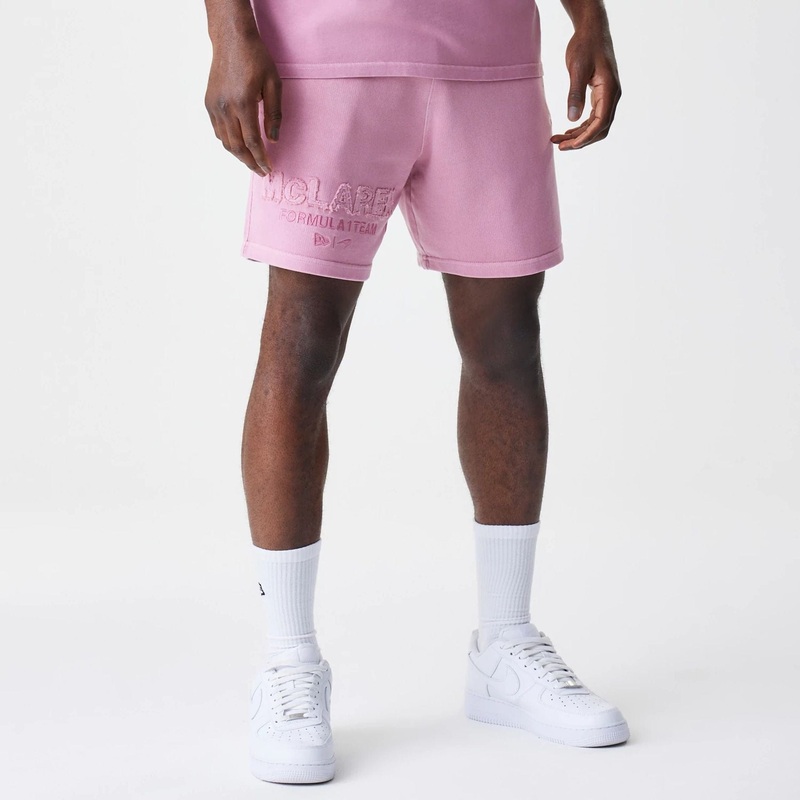 McLaren Racing Washed Dark Pink Shorts