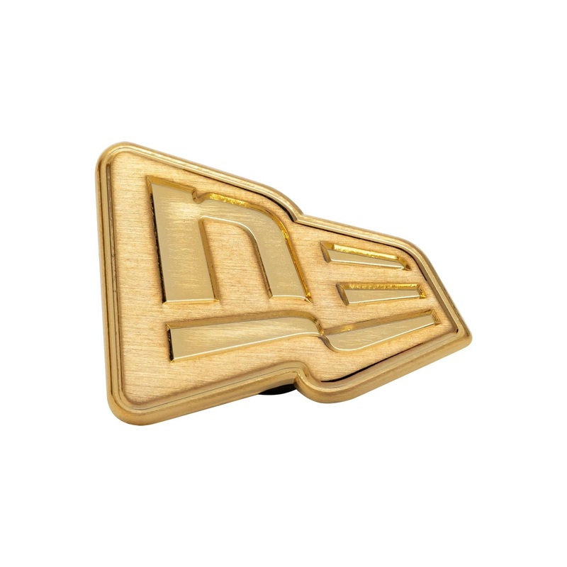 New Era Flag Logo Gold Pin Badge