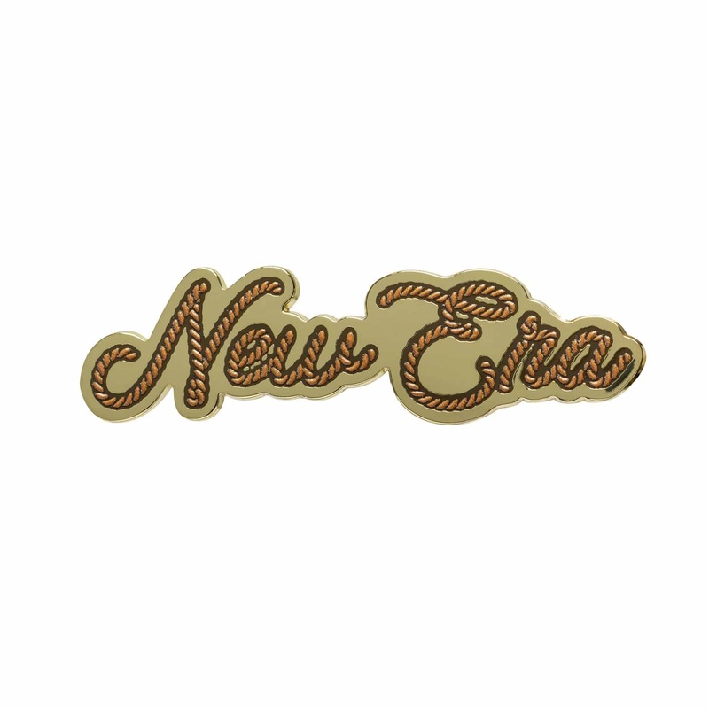 New Era Rope Gold Pin Badge