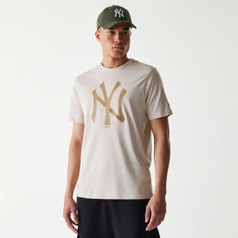New York Yankees MLB Regular Cream T-Shirt
