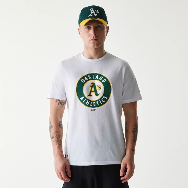 Oakland Athletics MLB Regular White T-Shirt