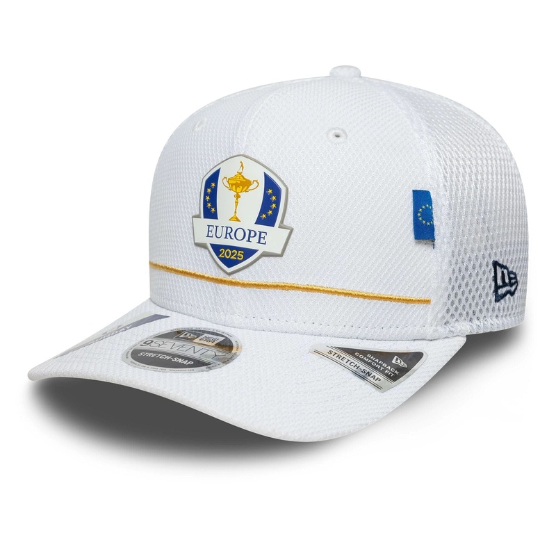 Ryder Cup Europe 2025 Replica Sunday White 9SEVENTY Snapback Adjustable Cap