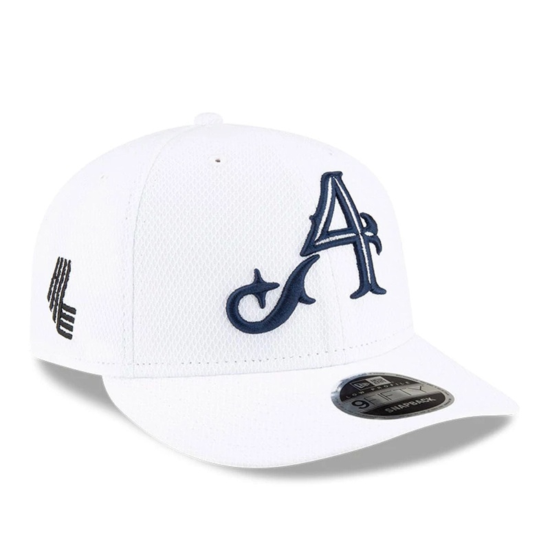 4Aces LIV 4Aces White Low Profile 9FIFTY Snapback Adjustable Cap