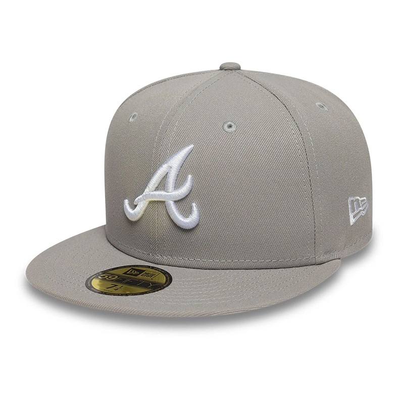 Atlanta Braves Essential Pack Grey 59FIFTY Fitted Cap