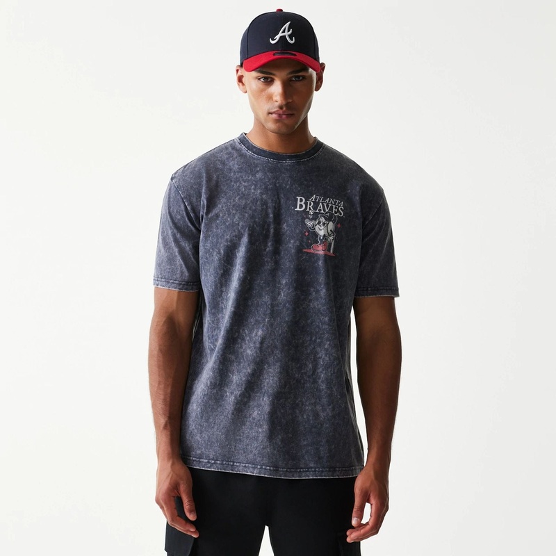 Atlanta Braves MLB Character Navy T-Shirt