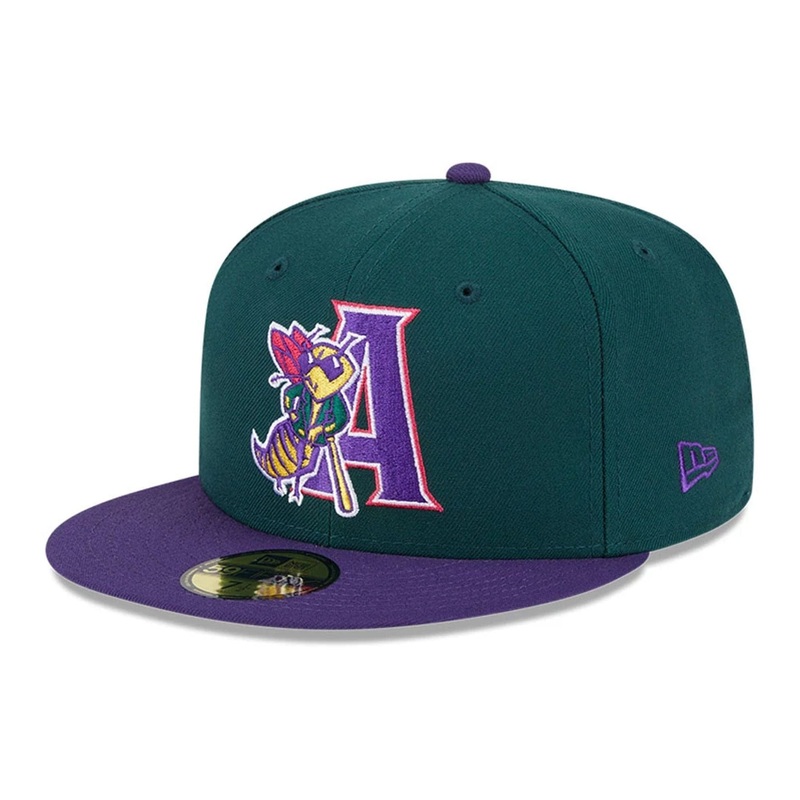 Augusta Green Jackets MiLB Theme Night Dark Green 59FIFTY Fitted Cap