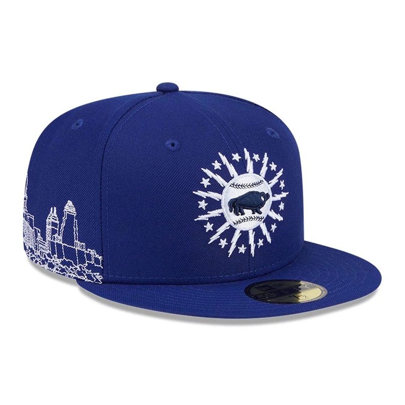 Buffalo Bisons MiLB Theme Night Dark Blue 59FIFTY Fitted Cap
