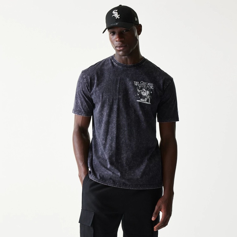 Chicago White Sox MLB Character Black T-Shirt