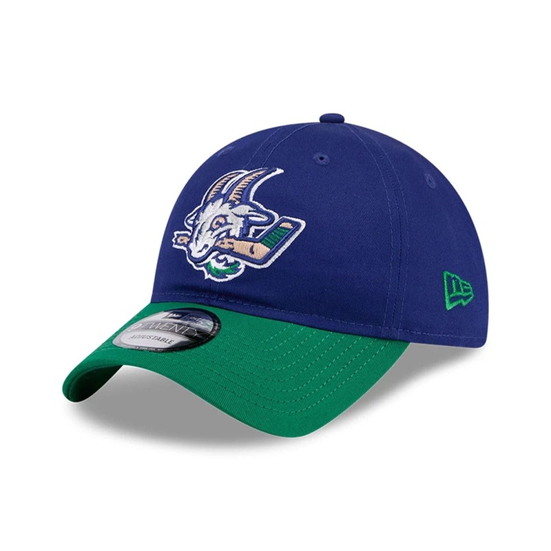 Hartford Yard Goats MiLB Theme Night Blue 9TWENTY Adjustable Cap