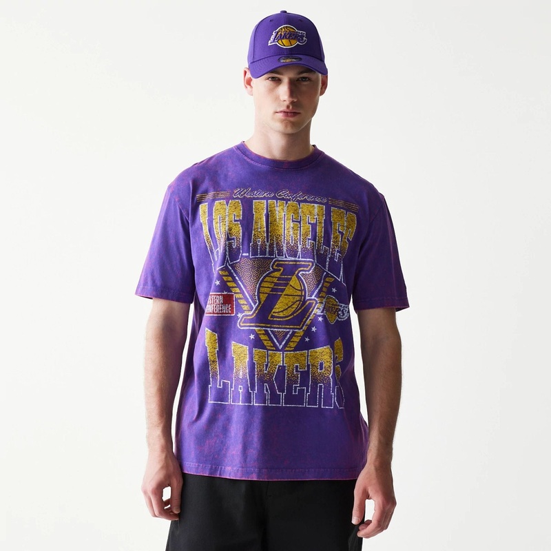 LA Lakers NBA Sport Classic Purple T-Shirt
