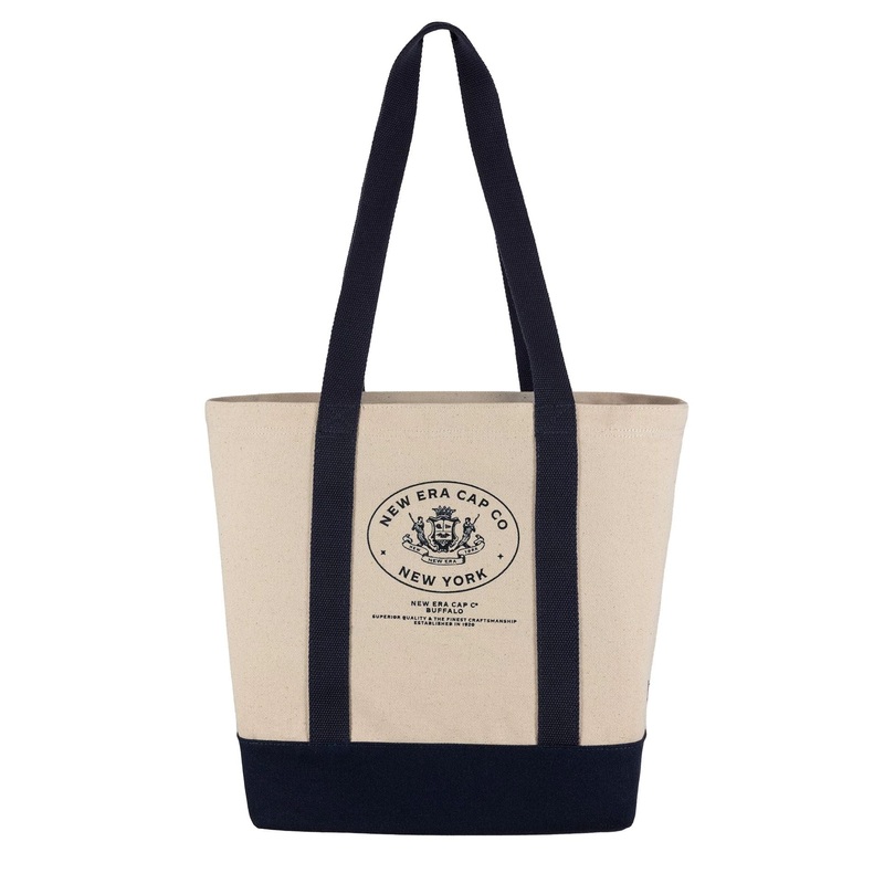 New Era College Graphic Cream Tote Bag