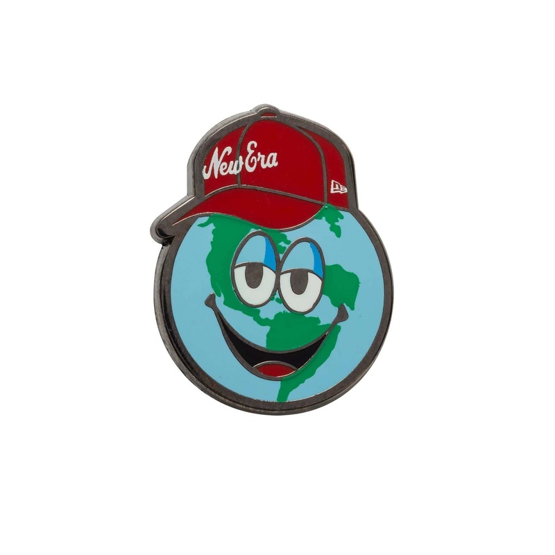 New Era Earth Blue Pinbadge