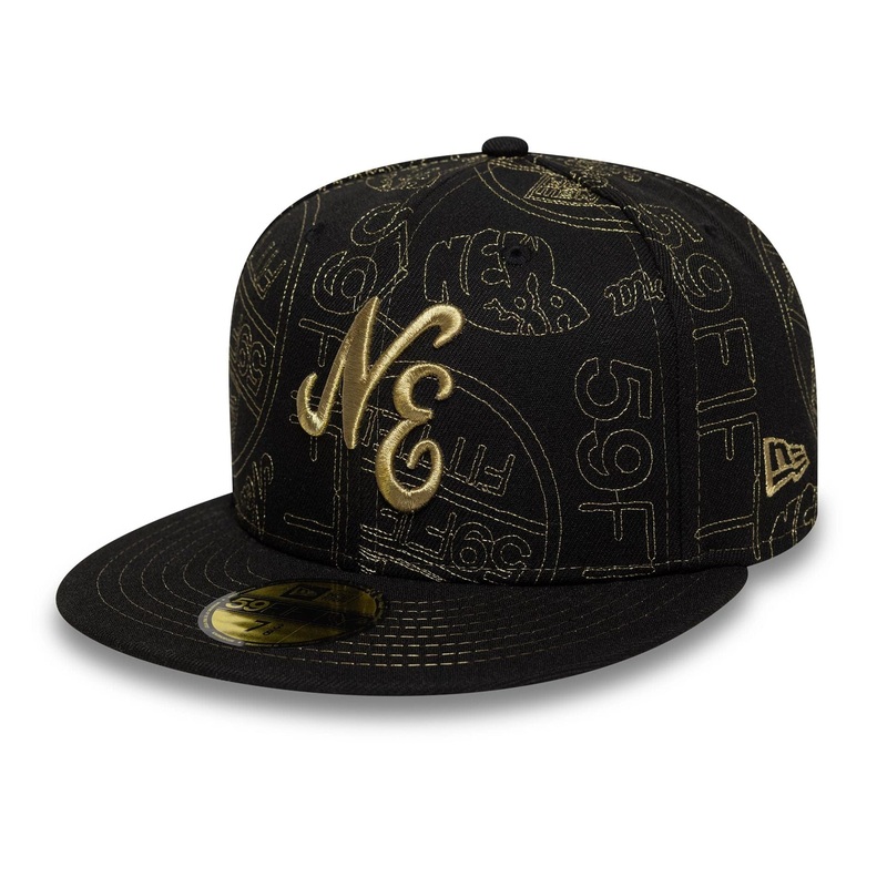 New Era Sticker Black 59FIFTY Fitted Cap
