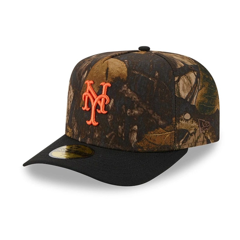 New York Mets MLB Ripstop Camo Assorted Print 59FIFTY A-Frame Fitted Cap