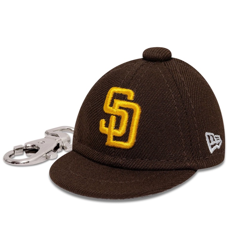 San Diego Padres MLB Mini Cap Dark Brown Key Chain