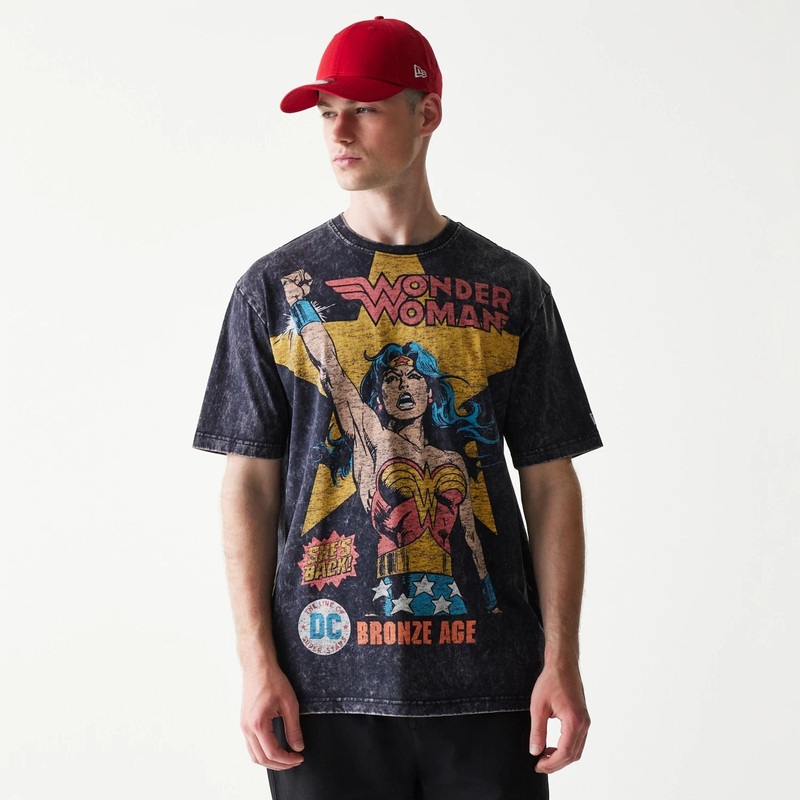 Wonder Woman DC Black T-Shirt