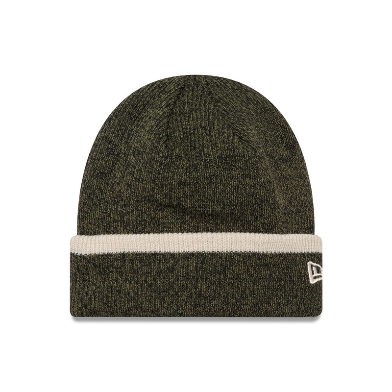 New Era Green Cuff Knit Beanie Hat