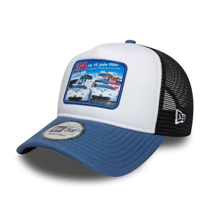 24HR Le Mans Patch Blue 9FORTY E-Frame Trucker Adjustable Cap