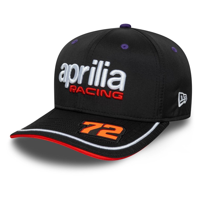 Aprilia Racing Replica Marco Bezzecchi Black 9SEVENTY Stretch Snap Adjustable Cap