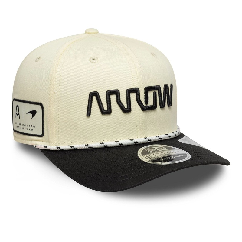 Arrow McLaren Indycar Cream 9SEVENTY Stretch Snap Adjustable Cap