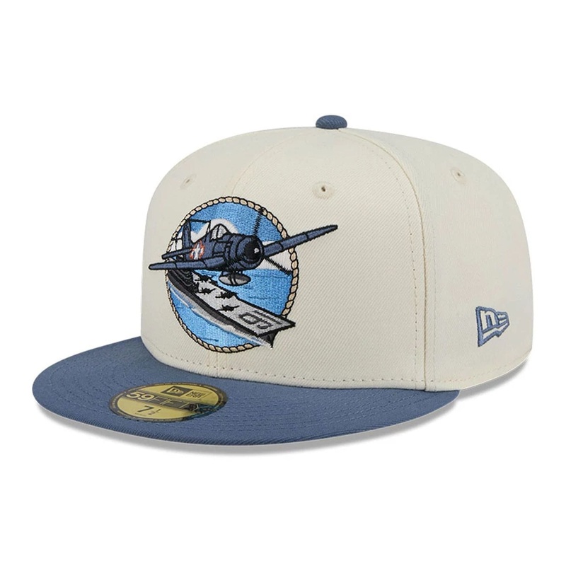 Corpus Cristi Hooks MiLB Theme Nights 2025 Cream 59FIFTY Fitted Cap
