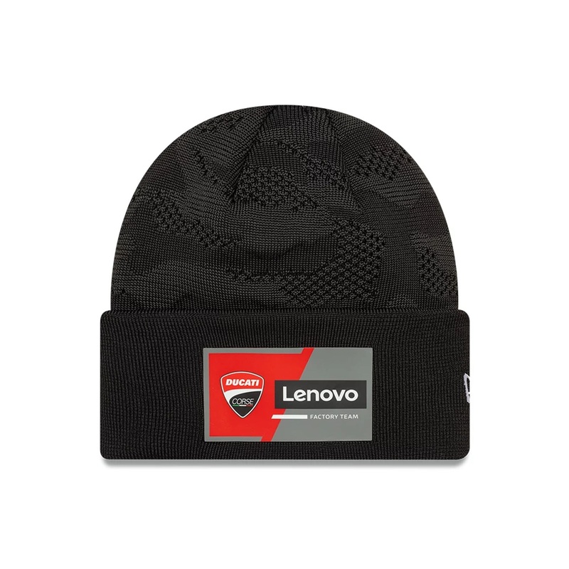 Ducati Team Black Cuff Knit Beanie Hat