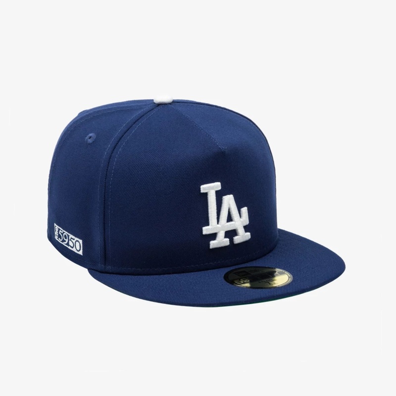 MLB LA Dodgers Dark Blue 59FIFTY A-Frame Fitted Cap
