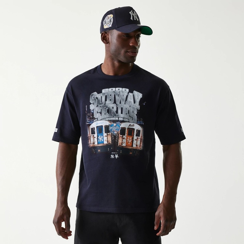 MLB Subway Series Navy Oversized T-Shirt