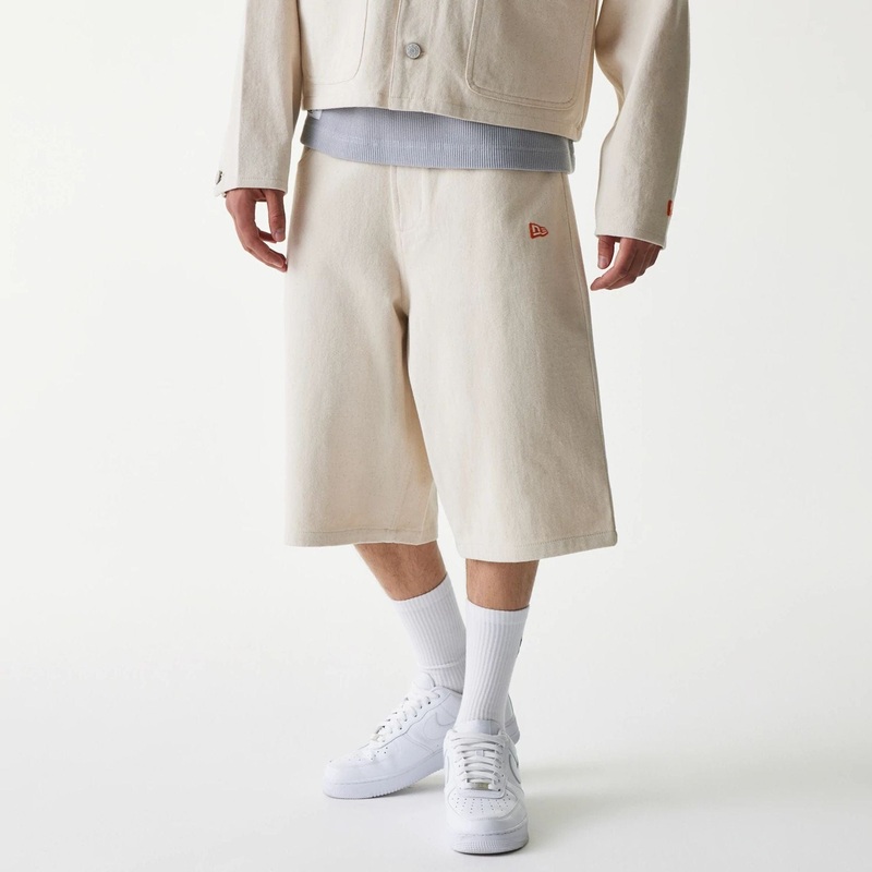 New York Mets MLB Jorts Open Cream Shorts