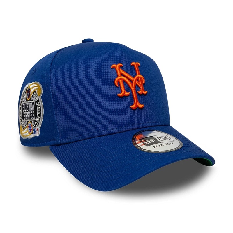 New York Mets MLB Subway Series Blue 9FORTY E-Frame Adjustable Cap