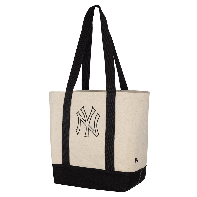 New York Yankees Logo Light Beige Tote Bag