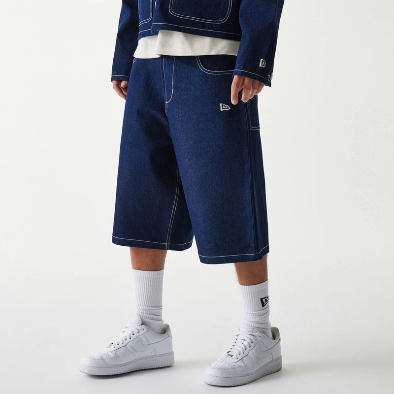 New York Yankees MLB Jorts Dark Blue Shorts