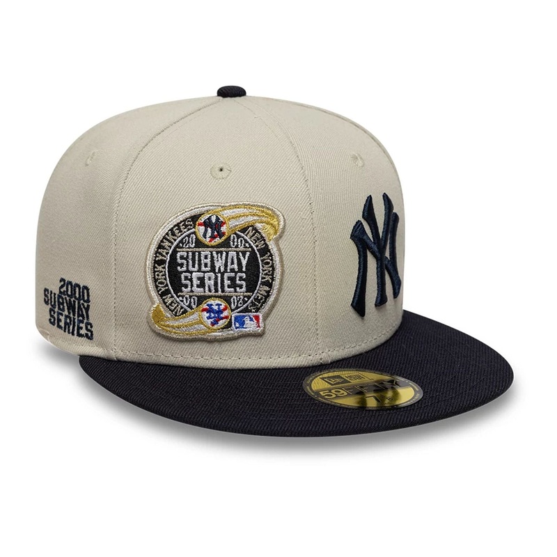 New York Yankees MLB Subway Series Cream 59FIFTY Fitted Cap