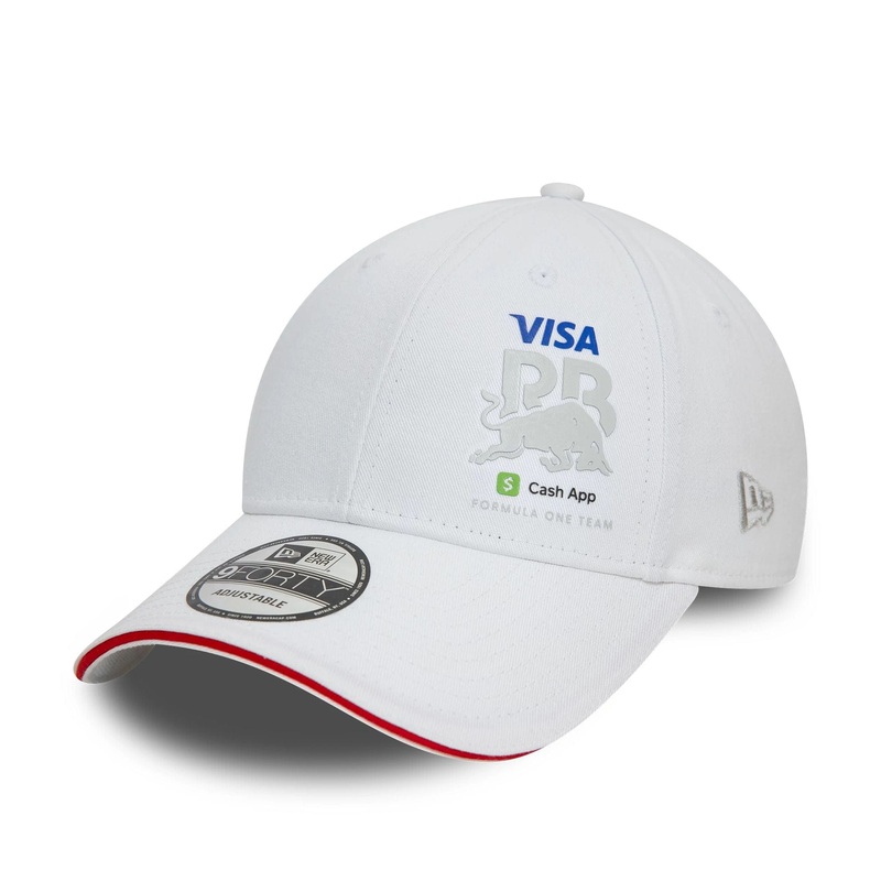 Visa Cash App Racing Bulls Flawless White 9FORTY Adjustable Cap