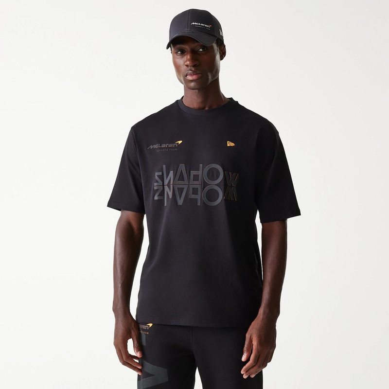 McLaren Racing Shadow Black Oversized T-Shirt