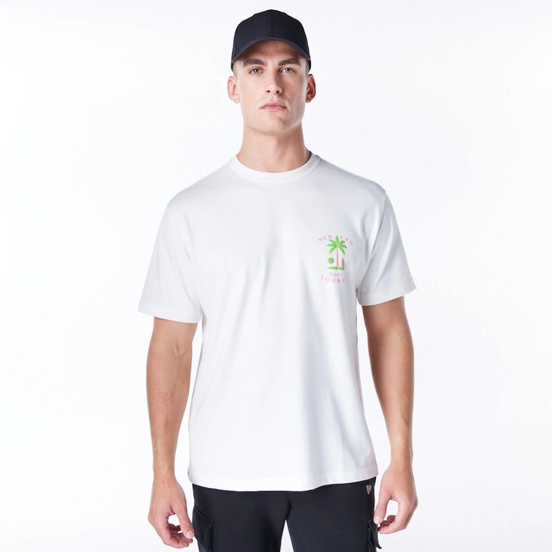 New Era Korea Surf Lounge White T-Shirt