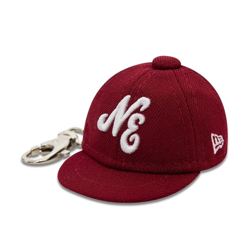 New Era New Era Mini Cap Dark Red Key Chain