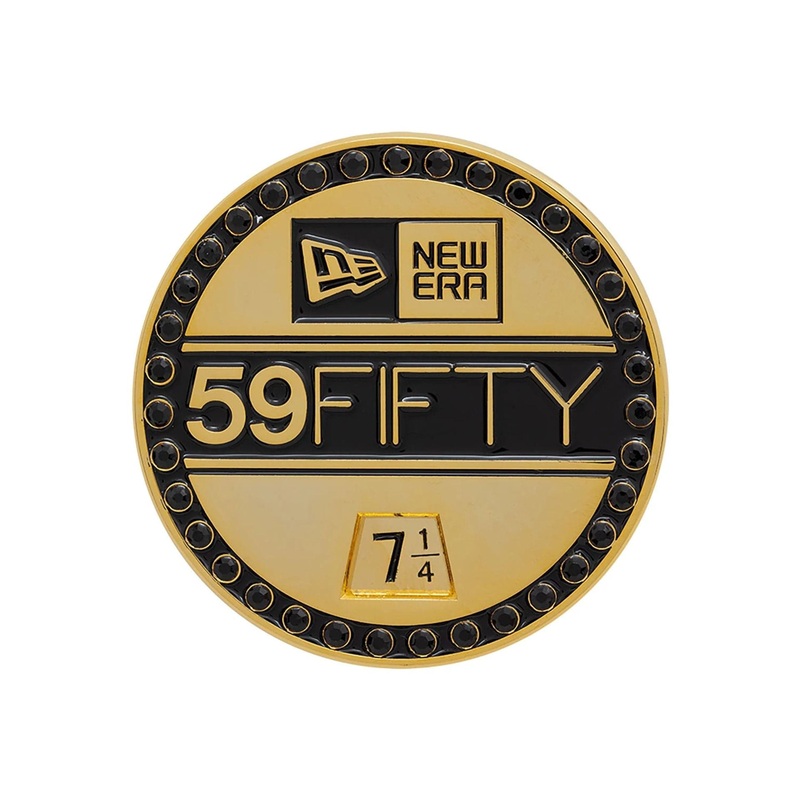 New Era Visor Sticker 59FIFTY Day Black Pin Badge
