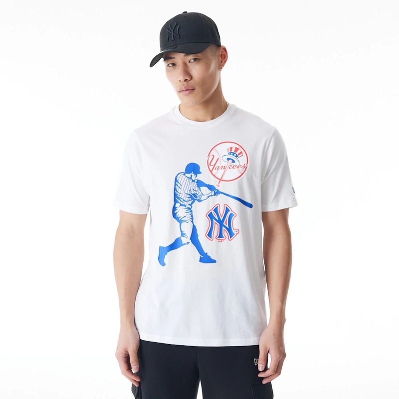 New York Yankees NFL Player Graphic White T-Shirt