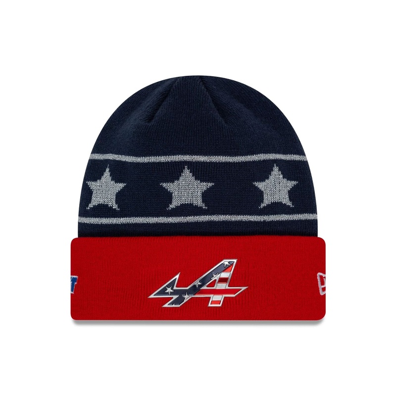 Alpine Racing Vegas Race Special Navy Cuff Knit Beanie Hat