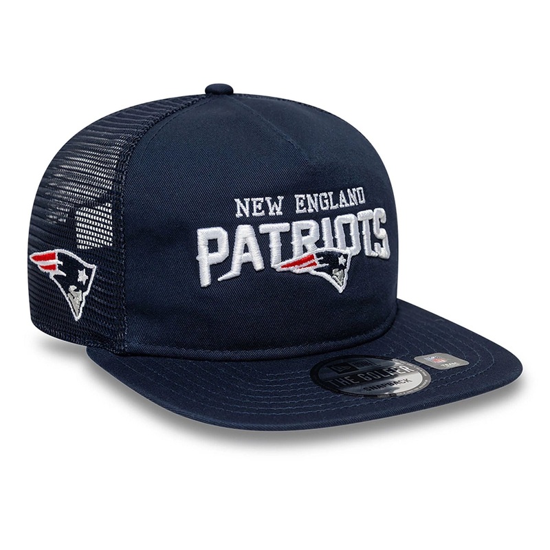 New England Patriots NFL International Series Games 2024 Dark Blue Golfer Adjustable Cap