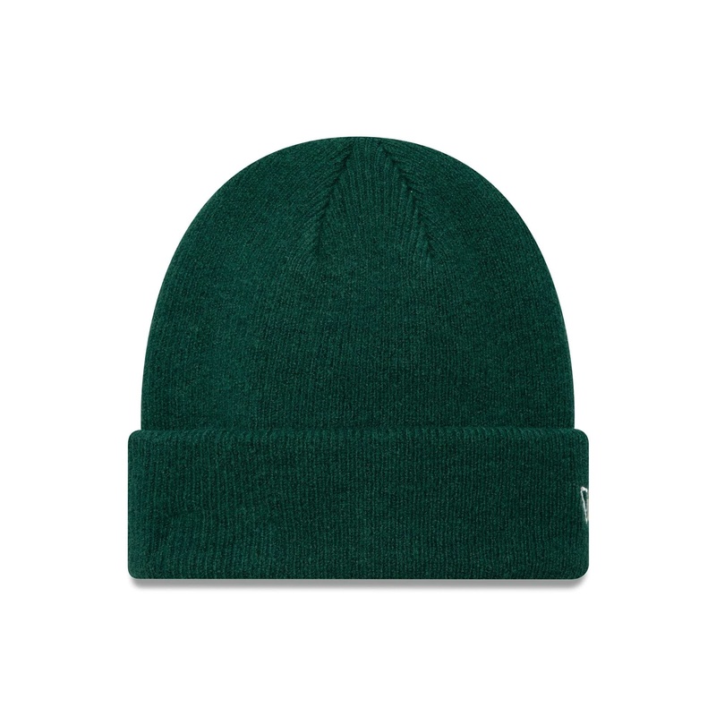 New Era Seasonal Dark Green Cuff Knit Beanie Hat