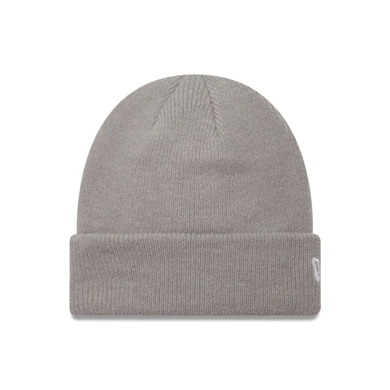 New Era Seasonal Grey Cuff Knit Beanie Hat